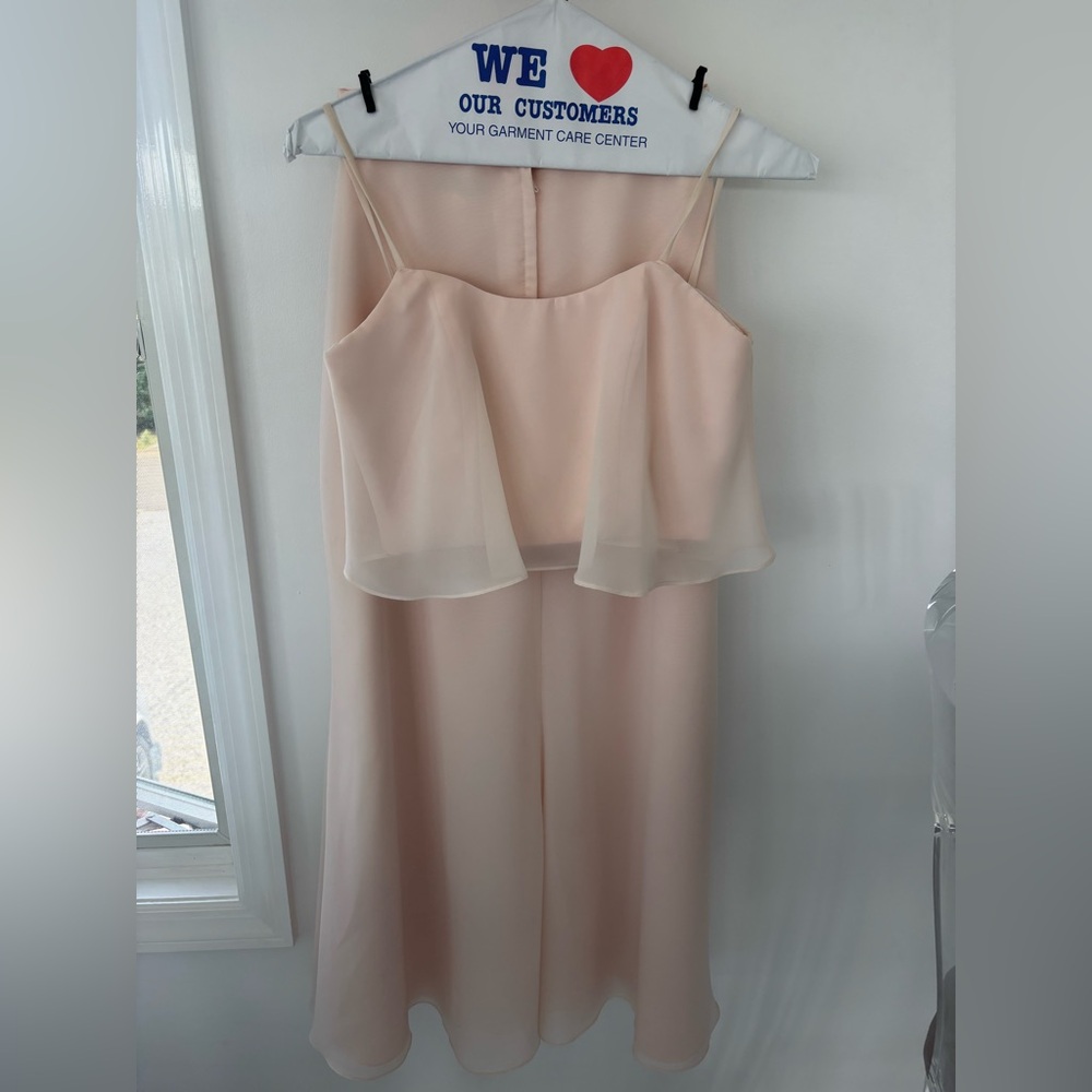 Allure Bridesmaids Light Pink Top and Skirt Set - Size Medium